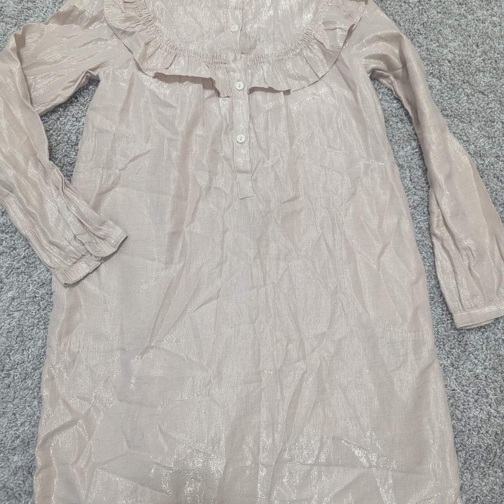Crewcuts Shimmering Rose Gold Dress